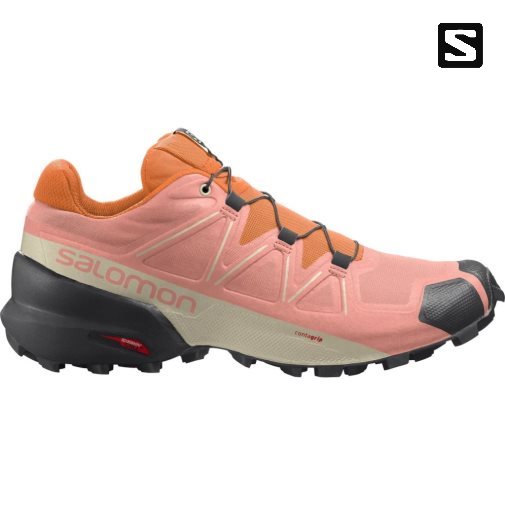 Salomon Speedcross 5 Trailove Bezecke Tenisky Damske Ruzove Oranžové | SK 5VPUWD